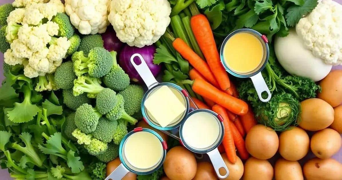 Ingredientes para Legumes Gratinados