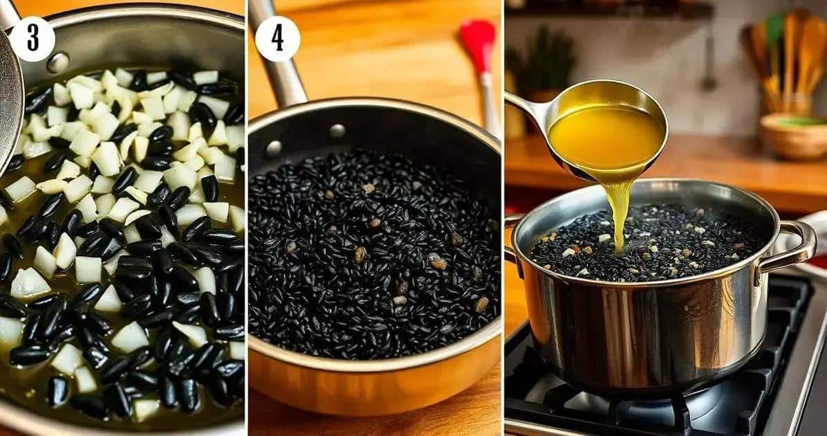 Método de Preparação do Arroz Negro
