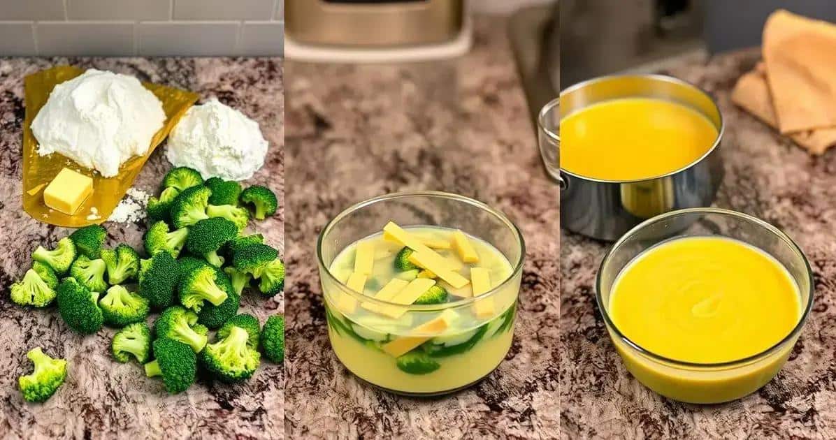 Método de Preparo da Sopa de Queijo com Brócolis