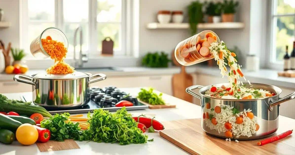 Método de Preparo do Arroz com Linguiça