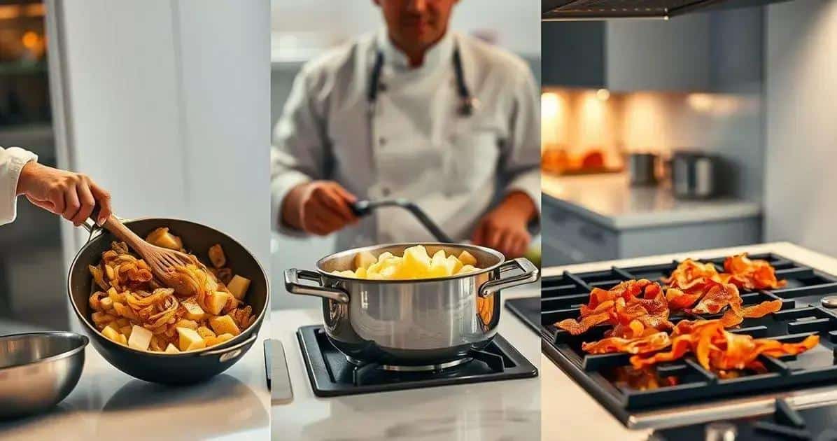 Método de Preparo do Creme de Batata com Bacon