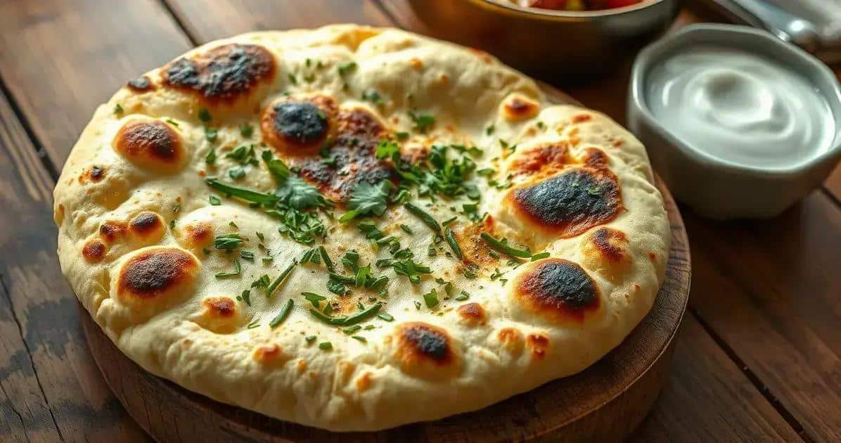 Naan: Aprenda a fazer o pão indiano perfeito em casa e surpreenda-se!