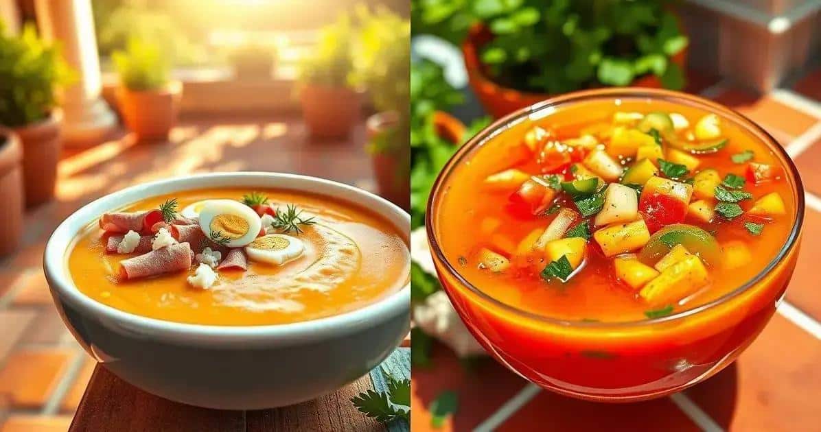 Salmorejo vs Gazpacho: Entenda as diferenças