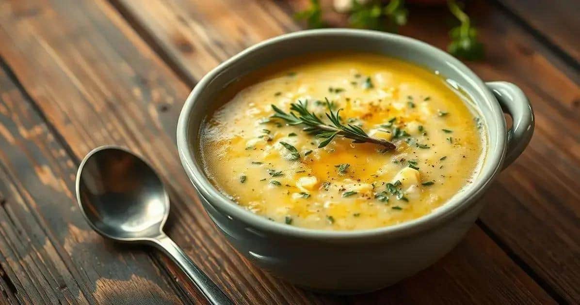 Sopa de Queijo com Brócolis: A Deliciosa Receita que Você Precisa Experimentar