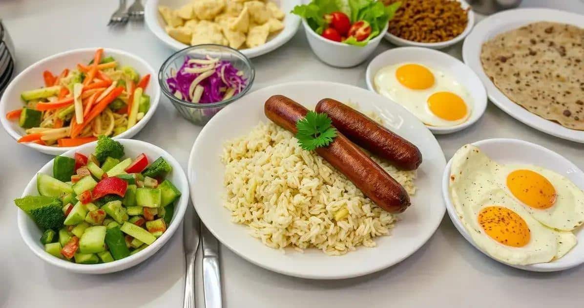 Sugestões de Acompanhamentos para Arroz com Linguiça