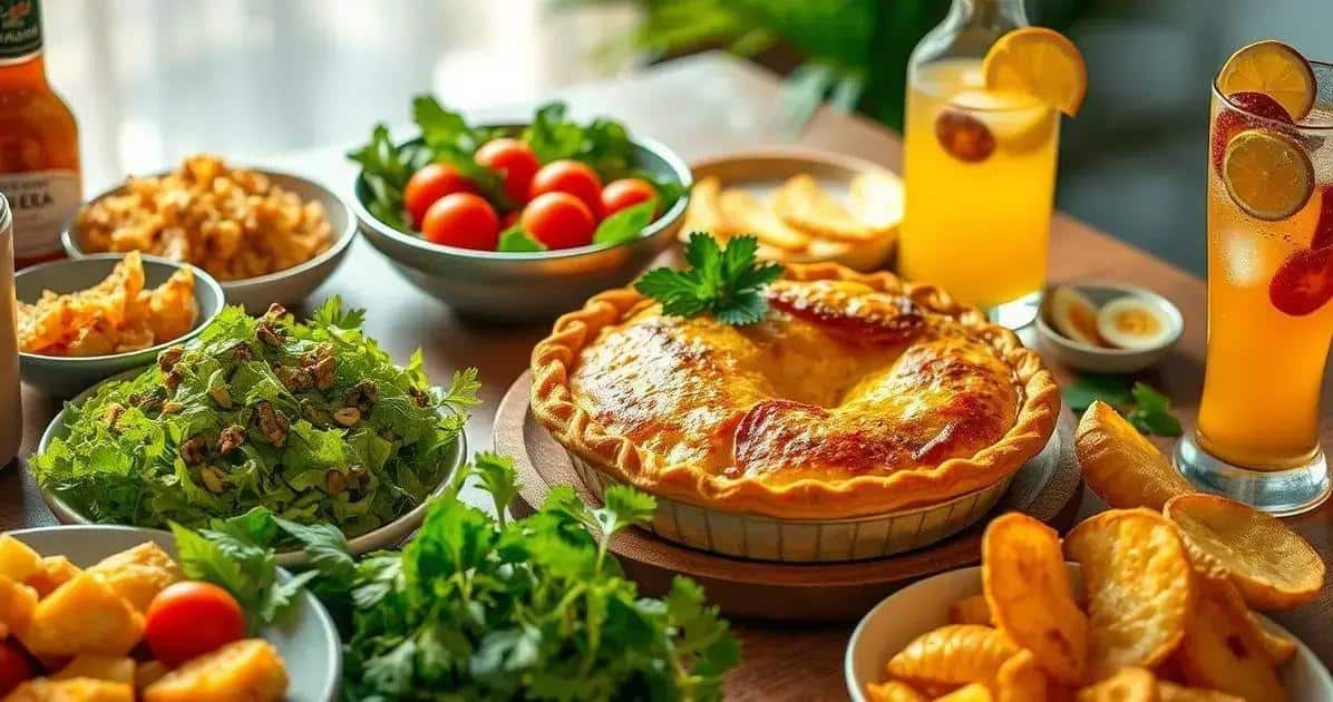 Sugestões de Acompanhamentos para Empadinha de Frango