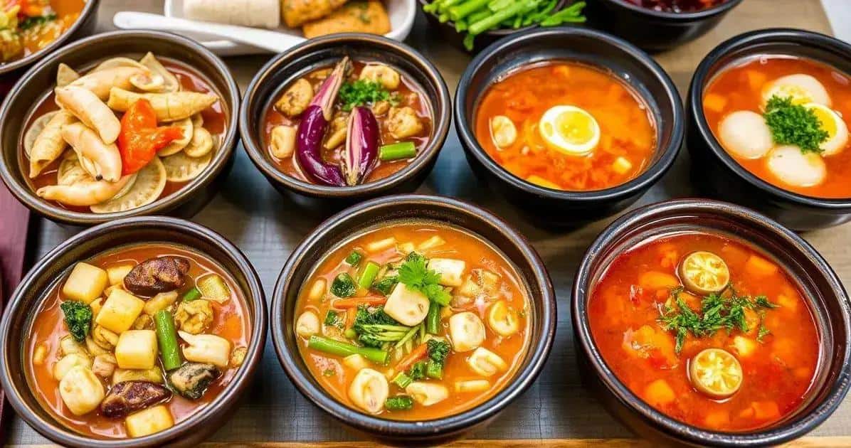 Variações do Sundubu Jjigae