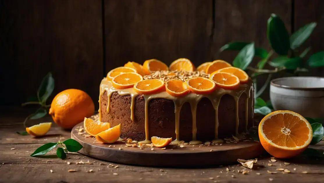 Bolo de Laranja de Liquidificador