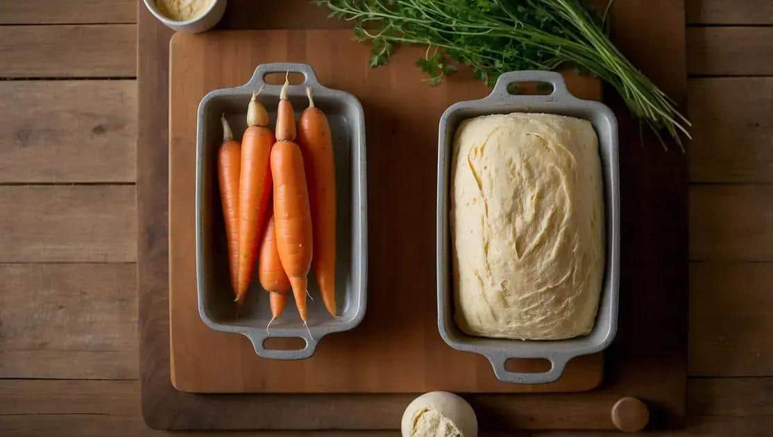 Como preparar o pão de cenoura salgado passo a passo