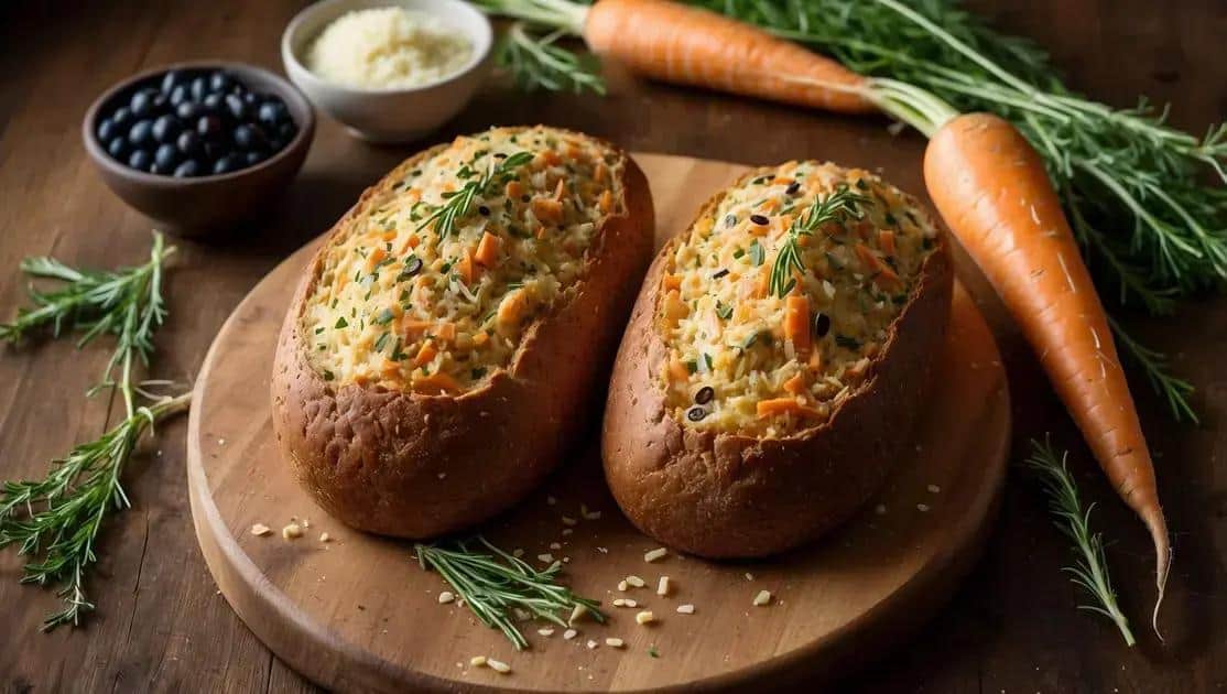 Dicas para variações do pão de cenoura salgado